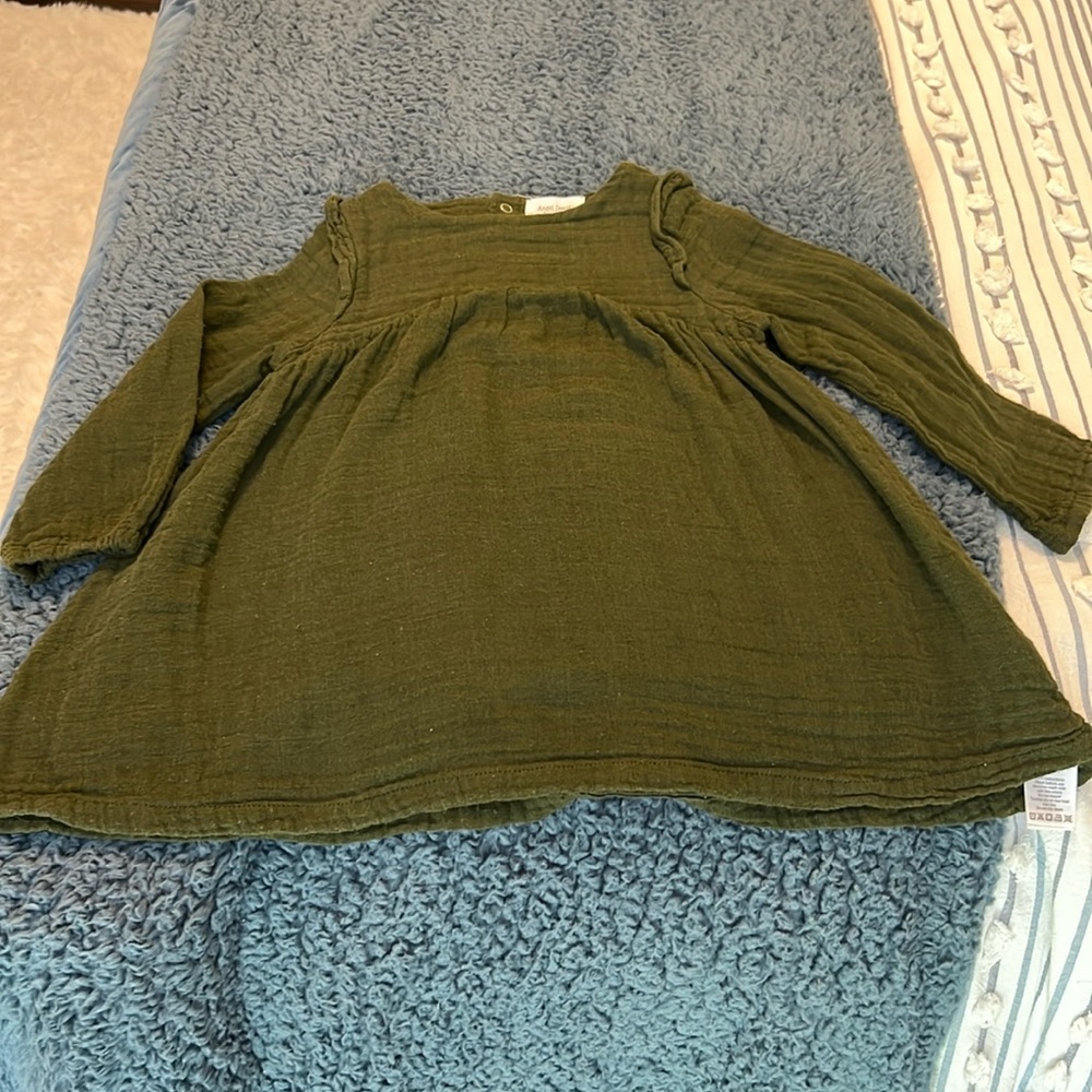 Angel Dear green 2t dress